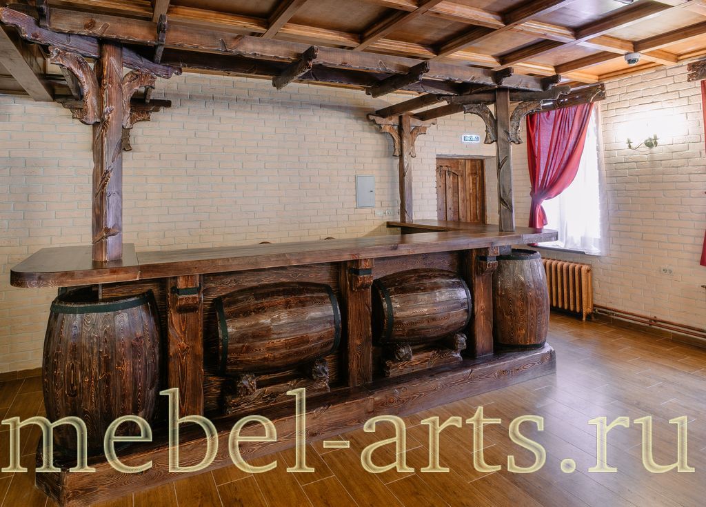 Барная стойка в банкетном зале. Вид 2.